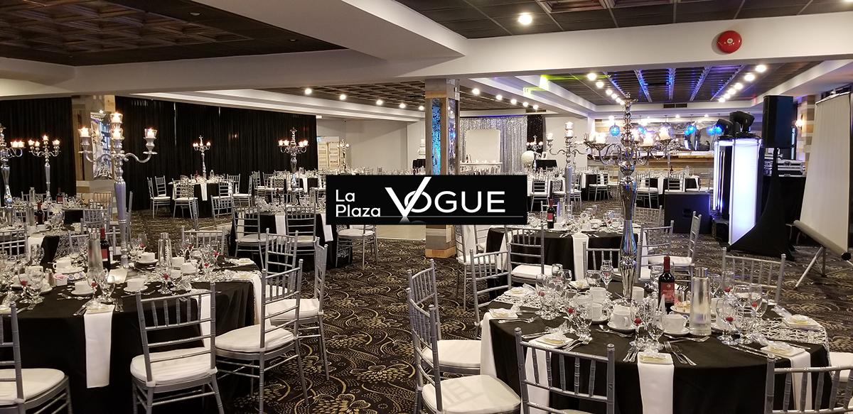 Contact us Plaza Vogue reception hall Montreal